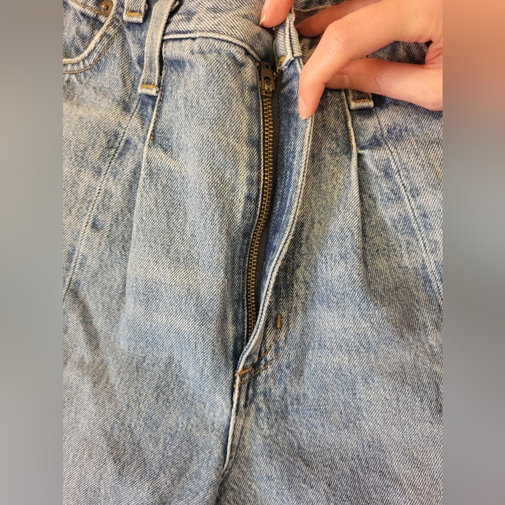 SOLD - AGOLDE PIECED ANGLED JEANS - Picture 9 of 16